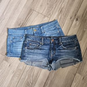 Set of 2 american eagle short shorts